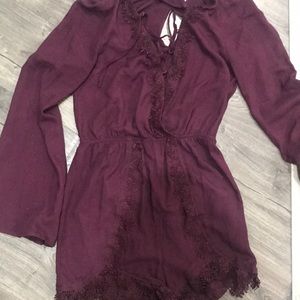 Maroon romper